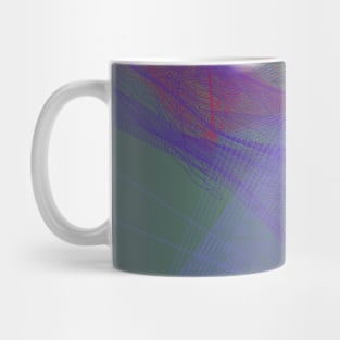 red black blue abstract Mug